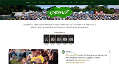 Desktop Screenshot of croxfest.co.uk